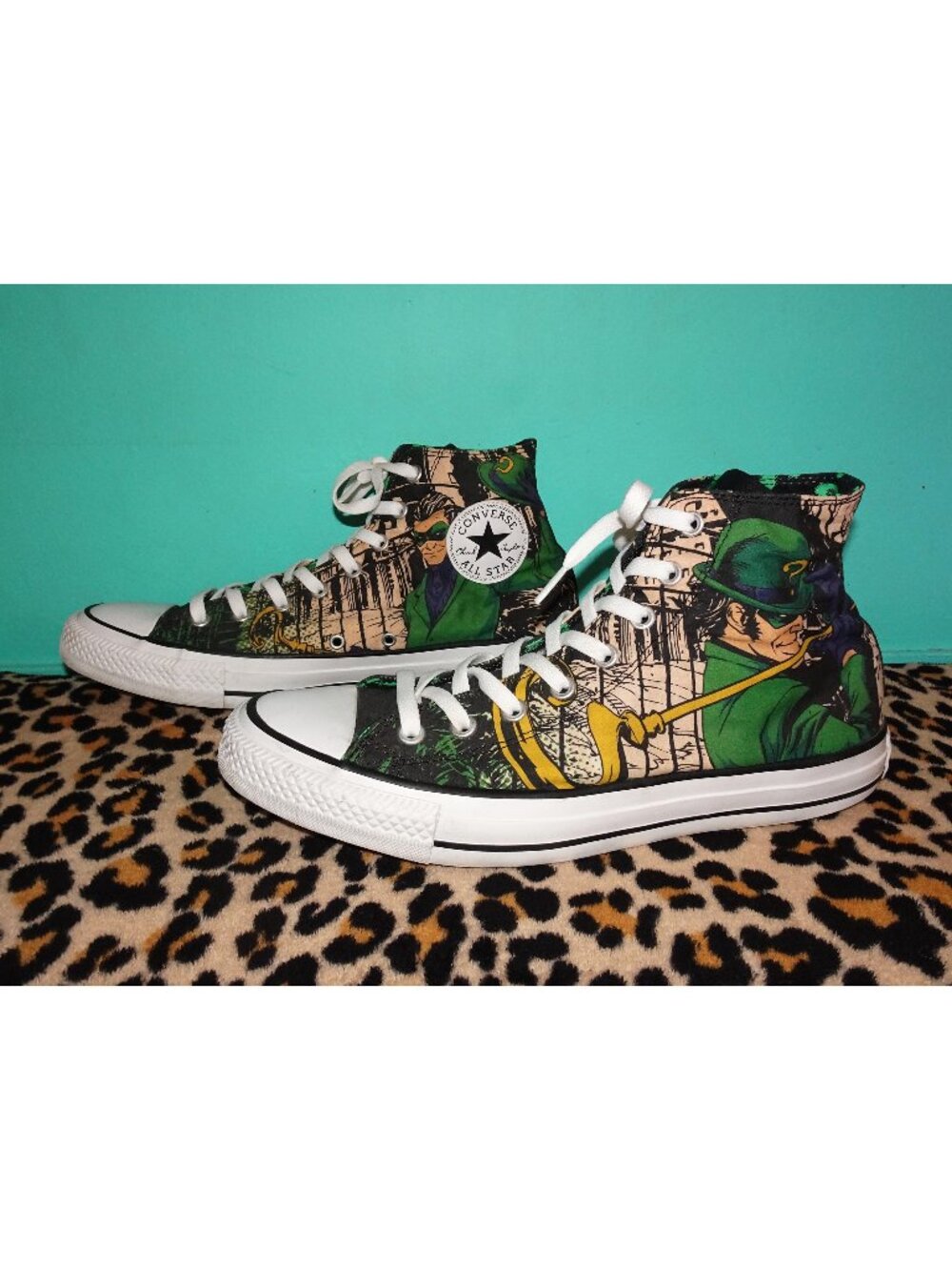 Vintage The Riddler Converse High Top Sneakers Men's 11 all star
